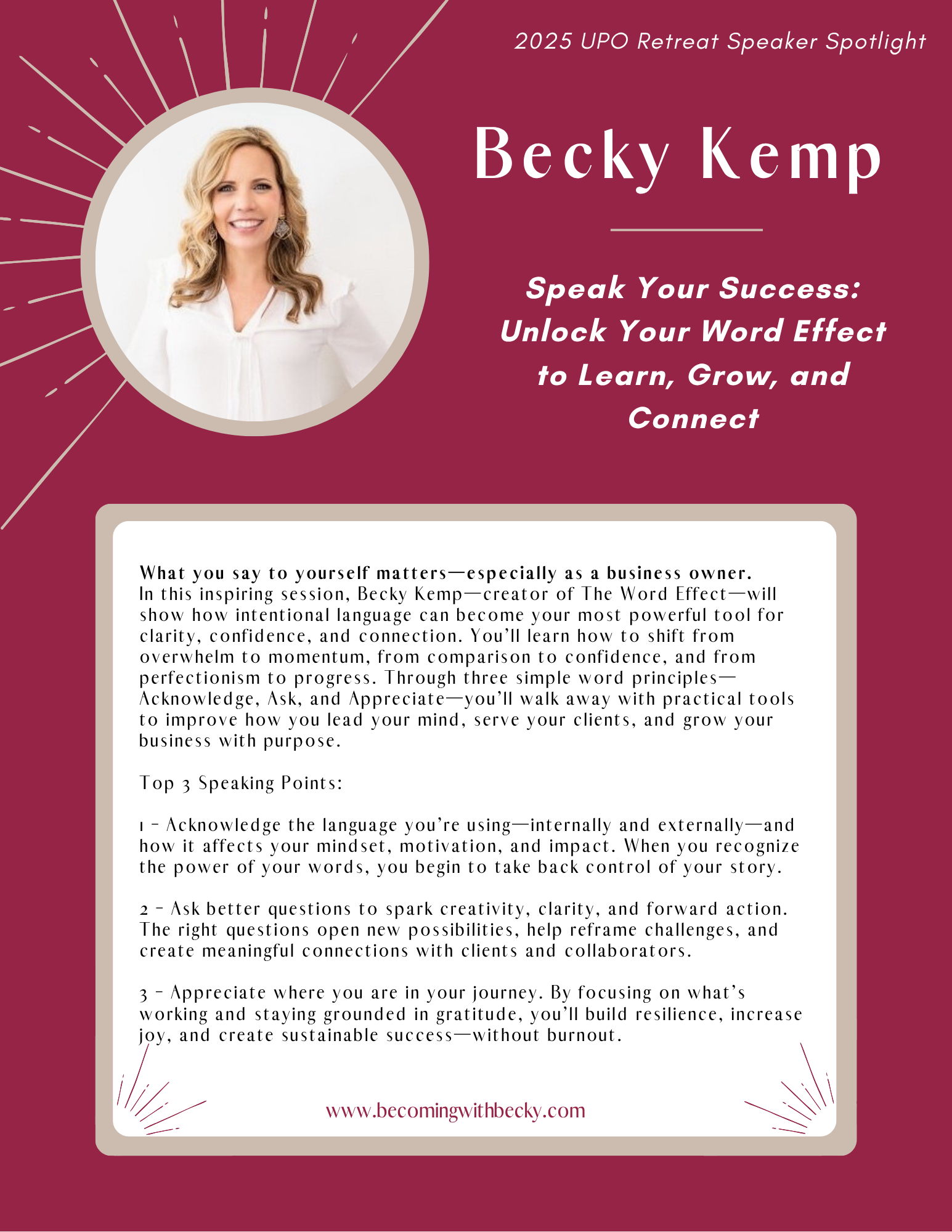 2025 Becky Kemp Presentation